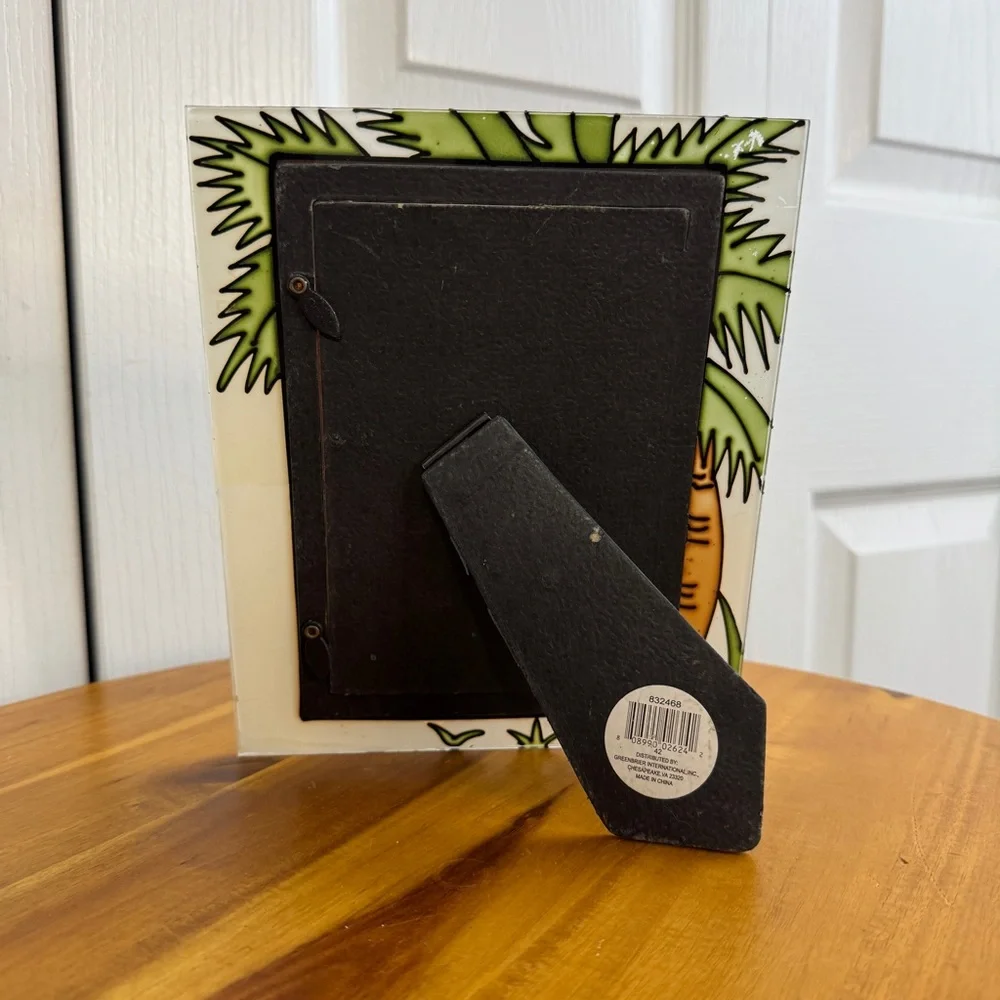 Tradewind Bay Collection Palm‎ tree Stainglass picture frame